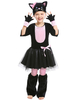Faschingskostüm Halloween Kostüme Katzen Cosplay Schwarz Kniestrümpfe Handschuhe Matt Satin Kinder Cosplay Kostüme Karneval Kostüm Karneval Kostüm