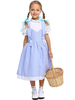 Faschingskostüm Halloween Kostüme Kinder Zauberer Von OZ Cosplay Baby Blue Headwear Kleid Baumwolle Kinder Cosplay Kostüme Karneval Kostüm