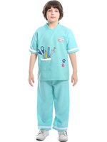Faschingskostüm Halloween Kostüme Mint Green Doctor Polyester Kinderhose Top Karneval Kostüm Karneval Kostüm