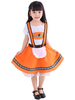 Faschingskostüm Halloween Kostüme Orange Beer Girl Polyester Kids Top Kleid Karneval Kostüm Karneval Kostüm