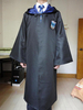 Faschingskostüm Harry Potter Ravenclaw Robe in Schwarz Polyester Hemd&mit Krawatte&und Überzieher