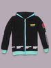 Faschingskostüm Hatsune Miku Langarm-Pullover mit Reißverschluss Karneval Kostüm