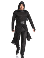 Faschingskostüm Herren Ninja Warrior Master Costume Schwarzes Outfit Karneval Kostüm Karneval Kostüm