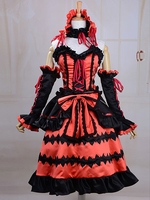 Faschingskostüm Heute eine Live Tokisaki Kurumi Cosplay Kostüm Lolita Kleid