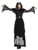 Faschingskostüm Hexe Kostüm Karneval Kostüm Corpse Bride Kleider Set für Frauen Karneval Kostüm
