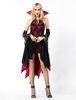 Faschingskostüm Hexenkostüm Karneval Kostüm Damen Lace High Low Kleider Set Karneval Kostüm
