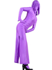 Faschingskostüm Hochwertiger Lila Damen Zentai aus Elastan