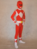 Faschingskostüm Hochwertiger Unisex Elastan Zentai in Rot