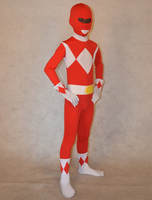 Faschingskostüm Hochwertiger Unisex Elastan Zentai in Rot