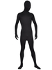 Faschingskostüm Hochwertiger Unisex-Zentai aus Elastan in Schwarz