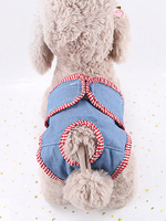 Faschingskostüm Hund Physiologische Hosen Große Hunderasse Denim Cosy Day Pants