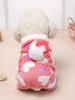 Faschingskostüm Hundekleidung Kord in Rosa süß für Familienfeier Coral Fleece Overall Karneval Kostüm