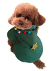 Faschingskostüm Hundeweihnachtsbaum-Kostüm-Katzen-Umhang-Stern-Grün-Haustier-Kleidung Karneval Kostüm