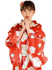 Faschingskostüm japanische Kostüm asiatischen Kostüm Frauen rot lange Kimono Karneval Kostüm