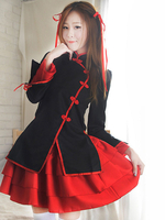Faschingskostüm japanische Kostüm Cosplay weibliche Anime Qi Lolita Kleid Set Karneval Kostüm