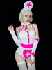 Faschingskostüm Jazz Dance Kostüme Frauen Krankenschwester Sie Print Backless Jumpsuit 3 Stück Tanzen Wear Karneval Kostüm Karneval Kostüm