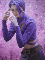 Faschingskostüm JoJos Bizarres Abenteuer Golden Wind Essig Doppio Diavolo Cosplay Kostüm