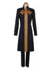 Faschingskostüm Jojos seltsames Abenteuer Enrico Pucci Schwarz Cosplay