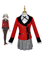 Faschingskostüm Kakegurui Zwangsspieler Momobami Kirari Karneval Kostüm Cosplay Kostüm Schulmädchen Kostüm Karneval Kostüm