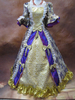 Faschingskostüm Karneval Aristokrat Kleid in Lila