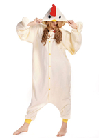 Faschingskostüm Karneval Beige Huhn synthetische Maskottchen Kostüm