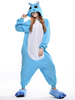 Faschingskostüm Karneval Blau Hippo synthetische Maskottchen Kostüm