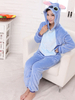 Faschingskostüm Karneval Blaue Cartoon Maskottchen synthetische Cosplay Kostüm