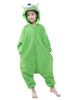 Faschingskostüm Karneval Kigurumi Kostüme Kinder Flanell Tier Auge Onesie Nachtwäsche grün