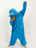 Faschingskostüm Karneval Kigurumi Pyjama-Sesam-Strampler für Kid Fleece Flanell Blue Street Kigurumi Kostüme