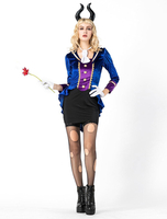 Faschingskostüm Karneval Kostüm-Kostüm Frauen blau Kleider Outfit Karneval Kostüm