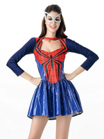 Faschingskostüm Karneval Kostüm-Kostüm Kleid Polyester Frauen Spiderwoman Mardi Gras Set Urlaub Kostüme Karneval Kostüm