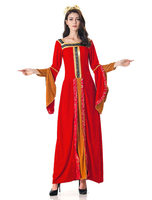 Faschingskostüm Karneval Kostüm-Kostüm Retro Frauen Exotische Velour Maxi Kleider Karneval Kostüm
