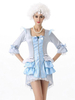 Faschingskostüm Karneval Kostüm Mittelalter Kleidung Babyblau und Spitzen und Schleife Barock Kostüm Rokoko Kleid Renaissance Kleidung Viktorianische Königin Kostüm Karneval Kostüm