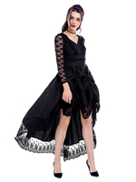 Faschingskostüm Karneval Kostüm Mittelalter Kleidung Lange Ärmel Schwarz Barock Kostüm Rokoko Kleid Renaissance Kleidung Viktorianische Königin Kostüm Vintage Kostüm Karneval Kostüm