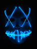 Faschingskostüm Karneval Kostüm Party Maske LED Glow Kunststoff Maskerade Kostümzubehör Karneval Kostüm