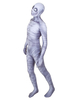 Faschingskostüm Karneval Kostüm Skelett Zentai grau Lycra Spandex Zombie Overall Kostüm Karneval Kostüm