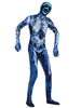 Faschingskostüm Karneval Kostüm Skelett Zentai Zombie Print Trikot Overall Kostüm Karneval Kostüm