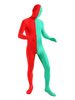Faschingskostüm Karneval Kostüm Zentai Anzüge Lycra Spandex Two Tone Ganzkörperkostüme Karneval Kostüm