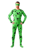 Faschingskostüm Karneval Kostüm Zentai Jumpsuit Grüner Trikot bedruckter Lycra Spandex Catsuit Karneval Kostüm