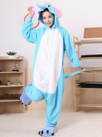 Faschingskostüm Karneval Niedliche blaue Elefant Kigurumi Kostüme