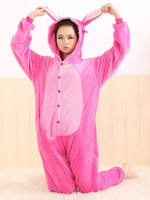 Faschingskostüm Karneval Niedliche rosa Stich Kigurumi Kostüme