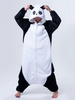 Faschingskostüm Karneval Panda Faschingskostüm Kigurumi Kostüm in Weiß und Schwarz