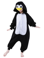 Faschingskostüm Karneval Pinguin Kostüme Kinder schwarz Pinguin Onesie