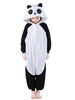 Faschingskostüm Karneval Schwarzen synthetischen Panda Jumpsuit Maskottchen Kostüm