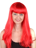 Faschingskostüm Karnevalskostüm Zubehör Blunt Bang Tousled End Curl Mardi Gras Perücke
