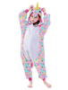 Faschingskostüm Kid Kigurumi Pajama 2021 Star Unicorn Leichter Toiletten Rosa Flanell Overalls Karneval Kostüm Karneval Kostüm