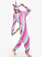 Faschingskostüm Kigurumi Einhorn Pyjamas Karneval Träumen Star Flanell Frauen Jumpsuit Karneval Kostüm