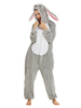 Faschingskostüm Kigurumi Onesie Pyjamas MashiMaro Adult grau Flanell Frontreißverschluss Overall Kigurumi Kostüme Karneval Kostüm