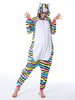 Faschingskostüm Kigurumi Onesie Pyjamas Regenbogen Katze Easy Toilet Kigurumi Kostüme Karneval Kostüm