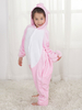 Faschingskostüm Kigurumi Pyjama in Rosa Flanell Schwein Flanell Unisex Overall Karneval Kostüm